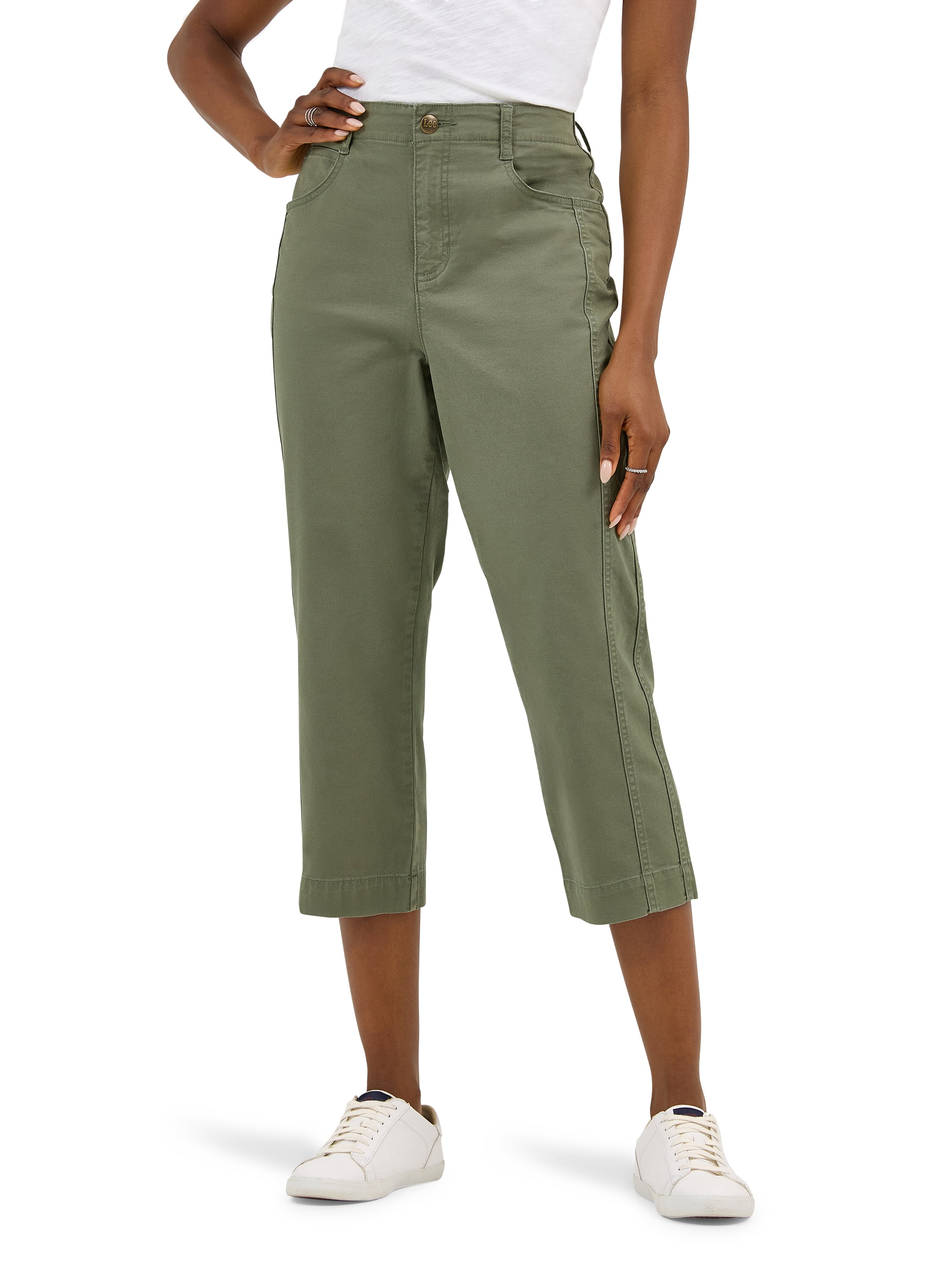 Lee♡ ページ Lee women's Capri Pant - Mid Rise Loose Fit Capri - Walmart.com
