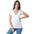 thumbnail image 1 of Lee Women's Classic Fit Short Sleeve V-Neck T-Shirt, S-3X, 1 of 6