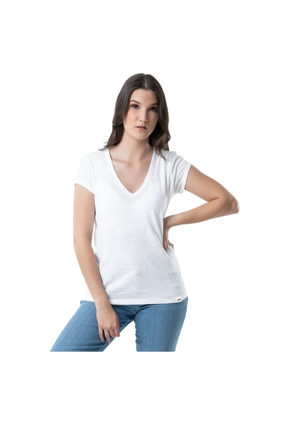Women's Classic Fit Short Sleeve V-Neck T-Shirt, S-3X