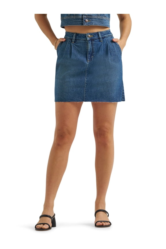 ® Women's Heritage Pleated Denim Skirt, Sizes 2-18