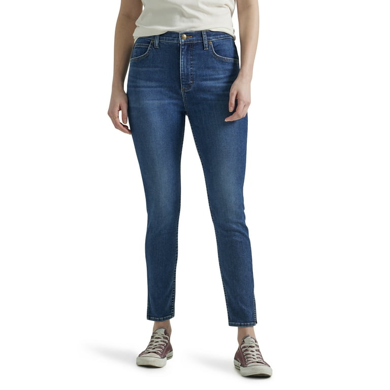 Straight Fit High-Rise Skinny Jean