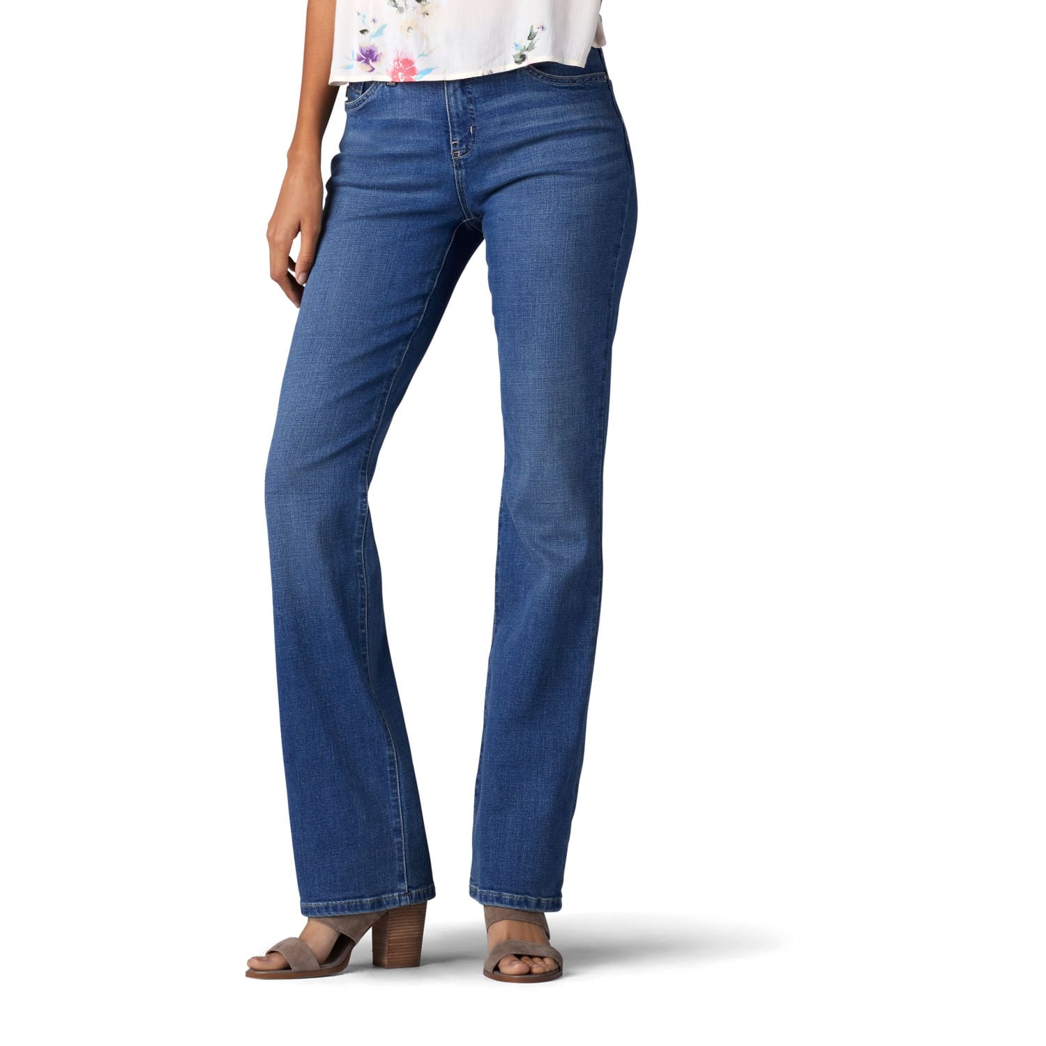Lee Women s Flex Motion Regular Fit Bootcut Jean Walmart