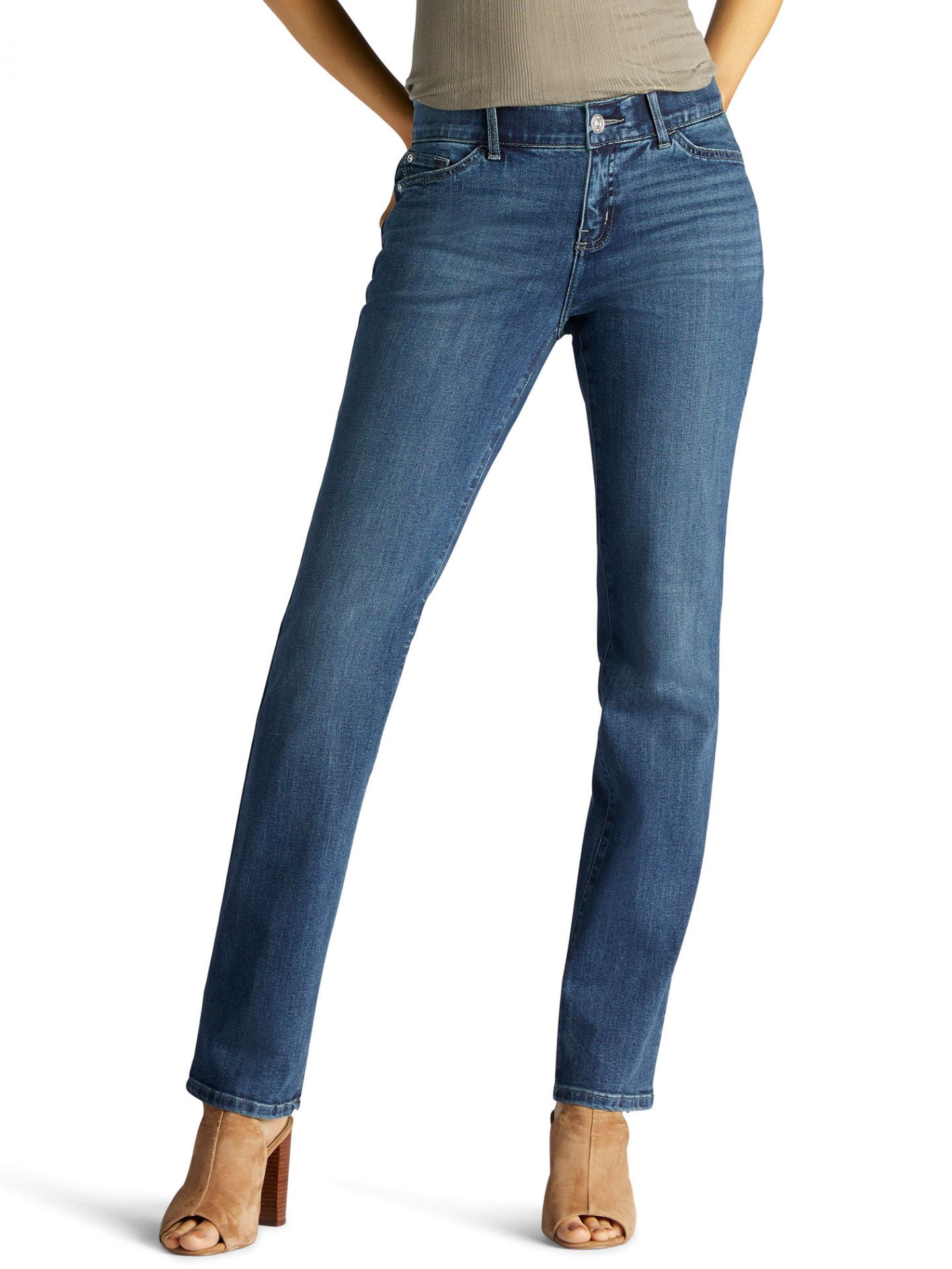 Lee classic fit straight leg jeans short deals