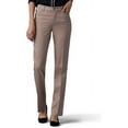 thumbnail image 1 of Lee Women's Flex Motion Regular Fit Straight Leg Pant 18 Short Flax, 1 of 6