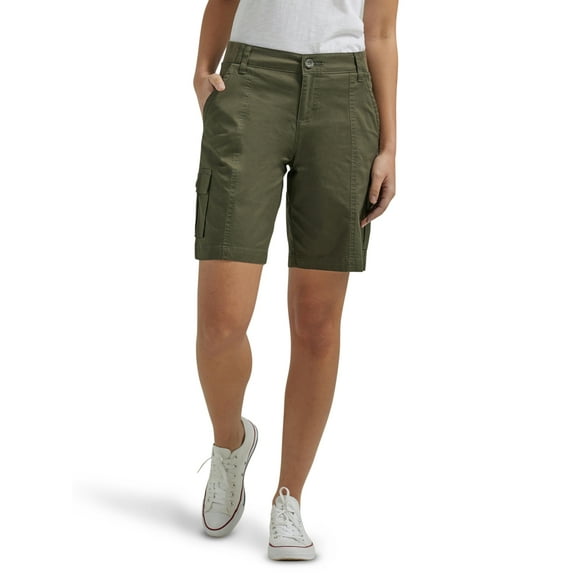 Lee Women's Flex-To-Go Relaxed Fit Cargo Bermuda Shorts, Sizes 2-18