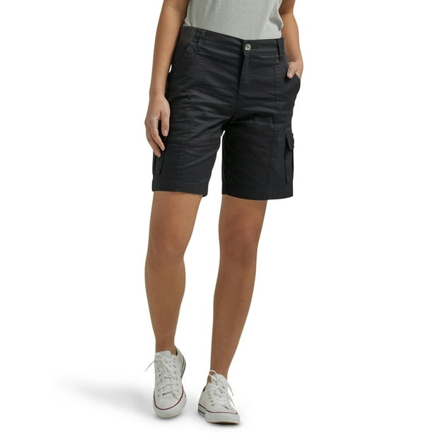 Lee Women s Flex To Go Relaxed Fit Cargo Bermuda Shorts Sizes 2 18