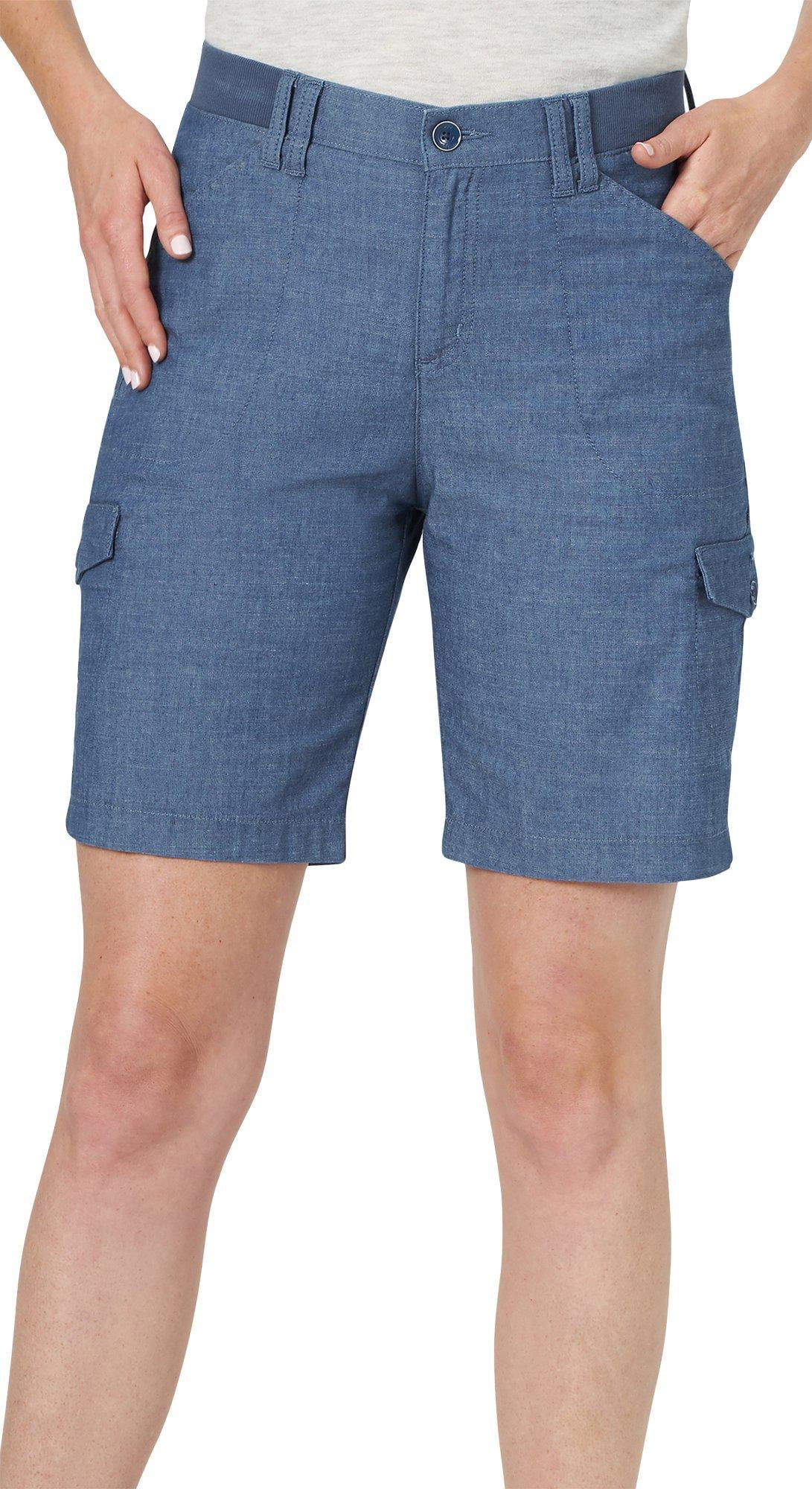 Lee Women's FlexToGo Solid Relaxed Fit Cargo Bermuda Shorts