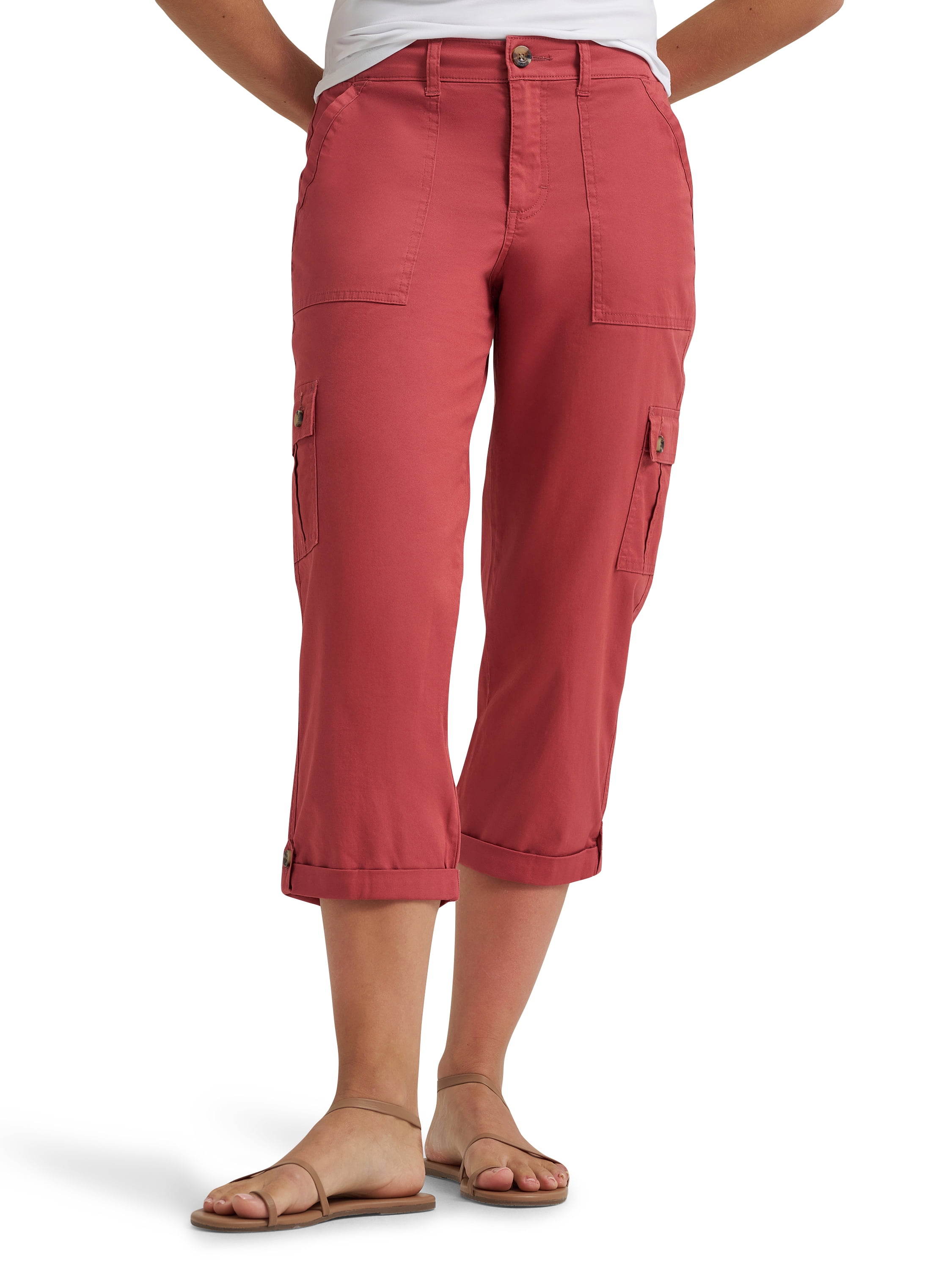 Lee Women's Flex to Go Mid Rise Capri Pants