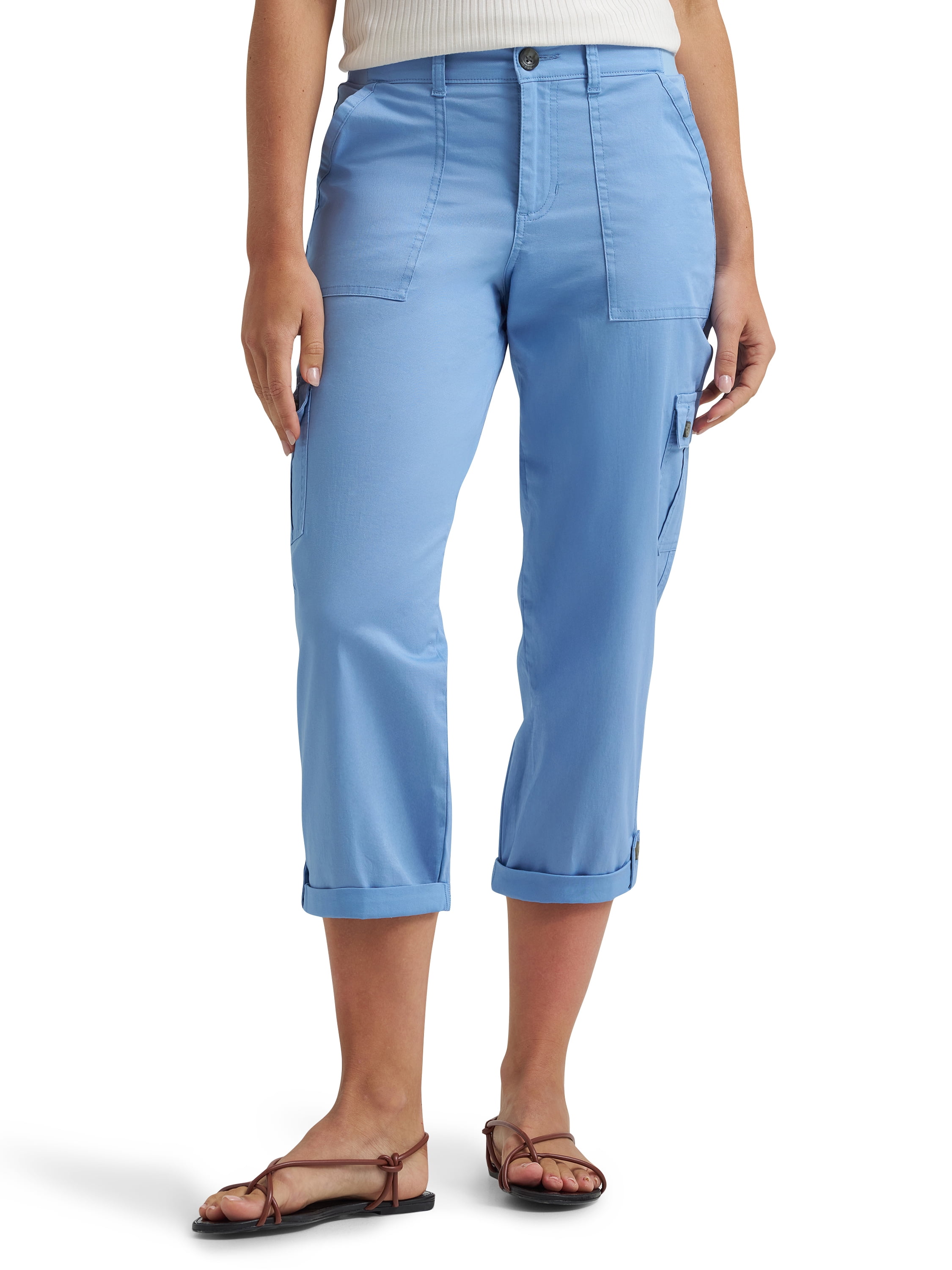 Lee Women's Flex to Go Mid Rise Capri Pants