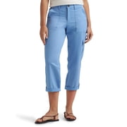 Lee Women's Flex to Go Mid Rise Capri Pants