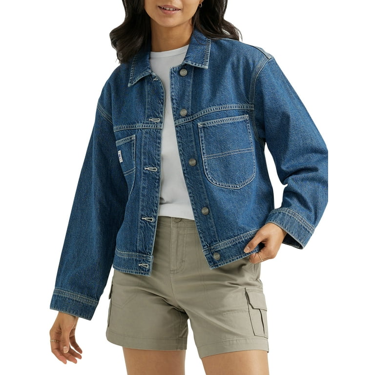 Cropped chore jacket cheap