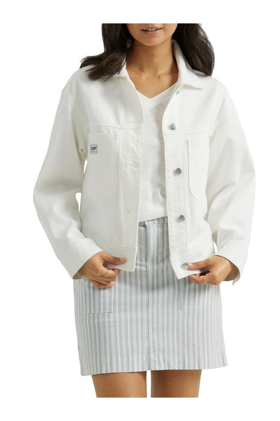 Women's Heritage Cropped Chore Denim Jacket