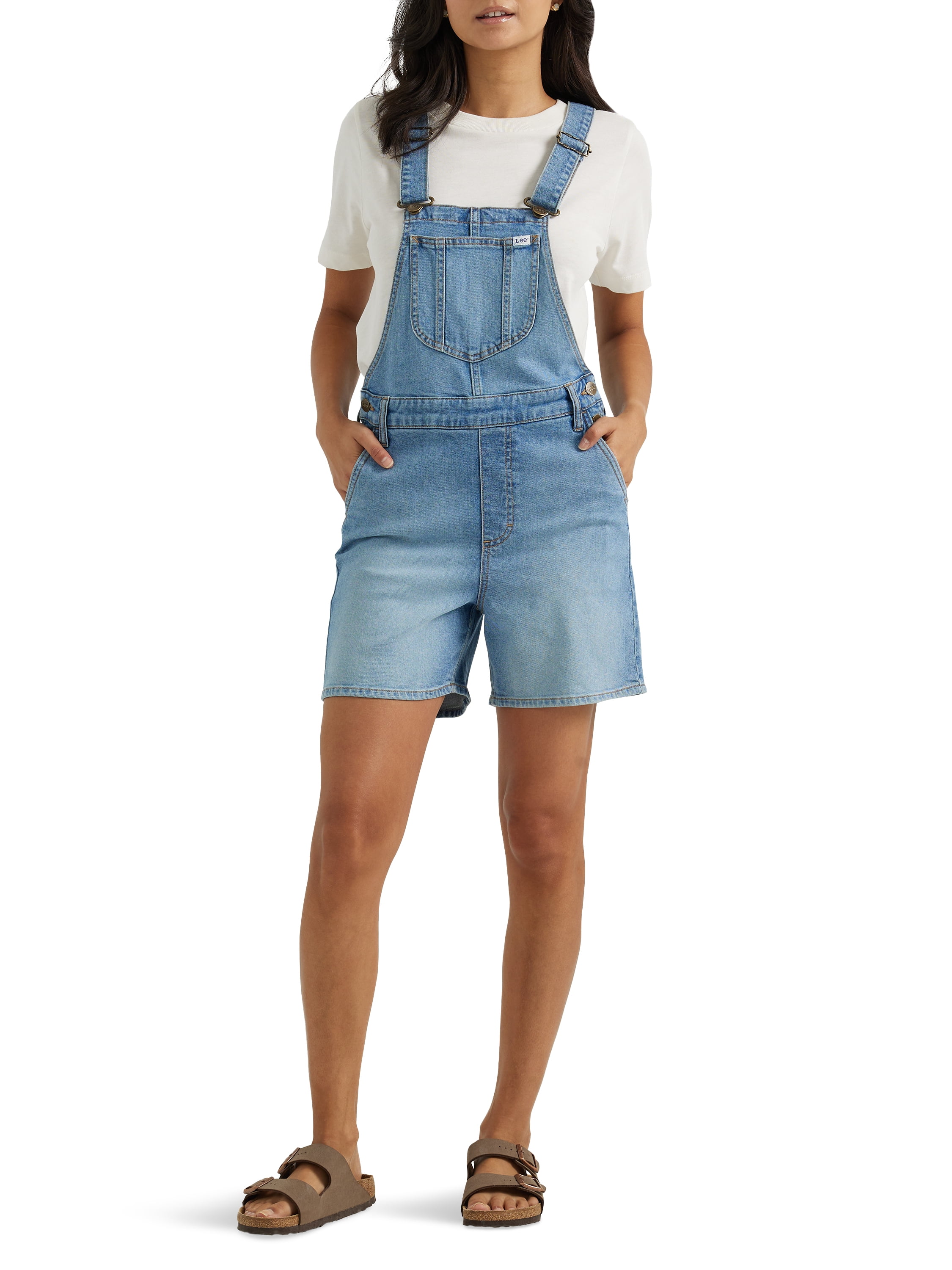 40s&shorties2019ssオーバーオール(サイズフリー) Lee Heritage Denim Shortall - Loose Fit Overalls - Walmart.com