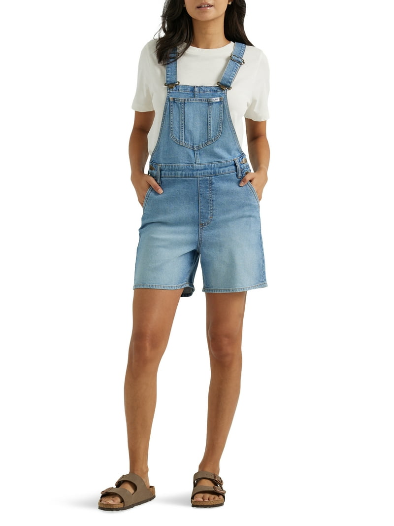 Lee Heritage Denim Shortall - Loose Fit Overalls - Walmart.com