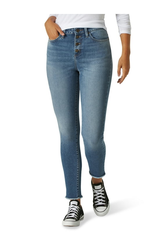Women's Heritage High Rise Button Fly Skinny Ankle Jean