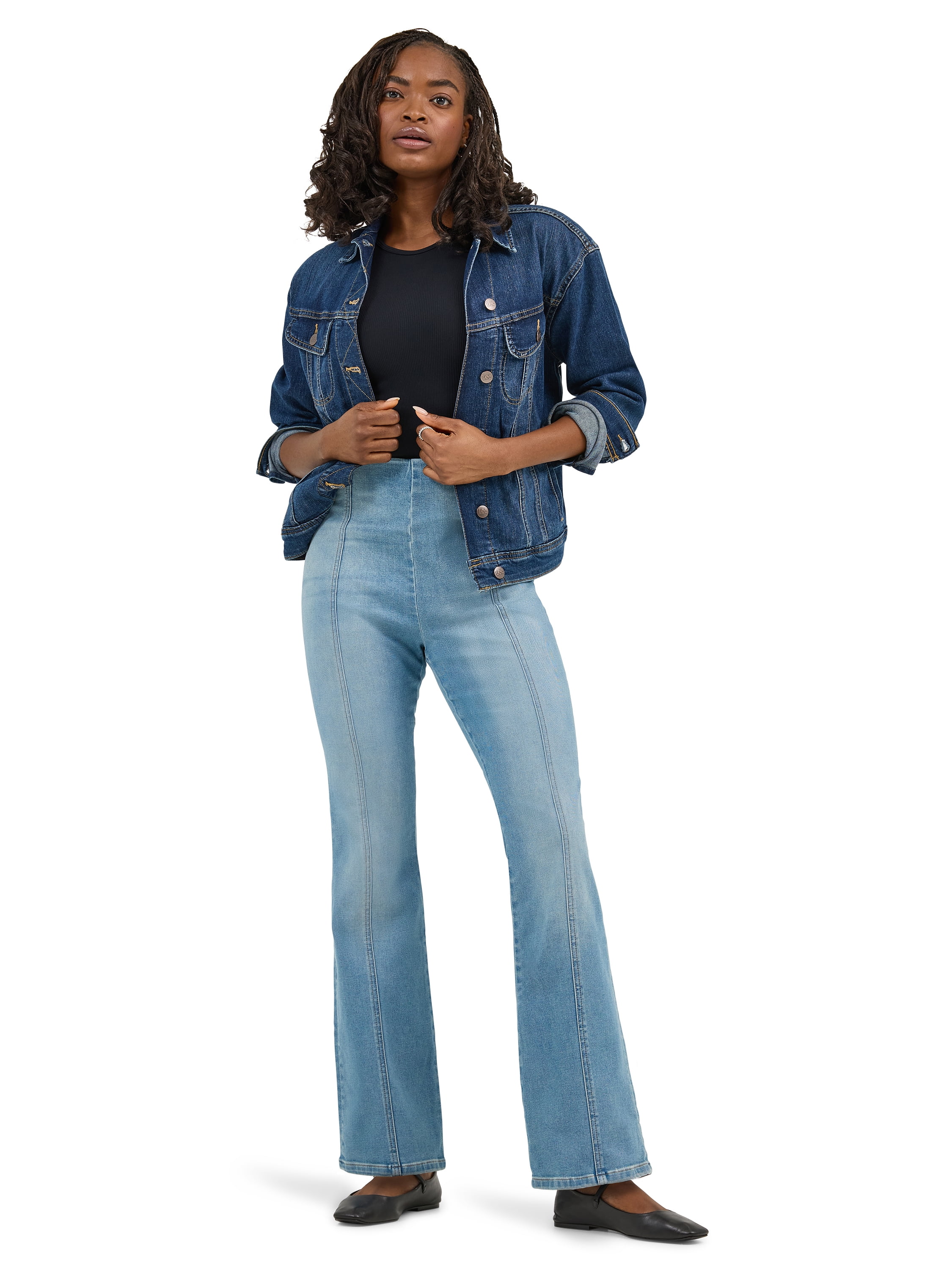 Lee® Women's Heritage High Rise Pull On Flare Jean, Sizes XS-2XL