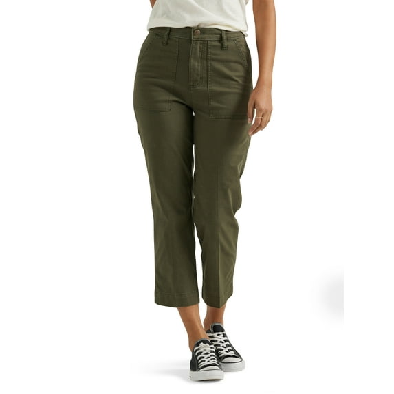 Lee Women's Heritage High Rise Utility Crop Pant