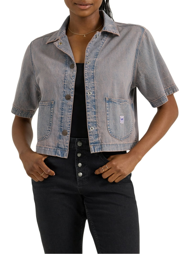 Lee women's Heritage Chore Top - Fit Short Sleeve Shirt - Walmart.com