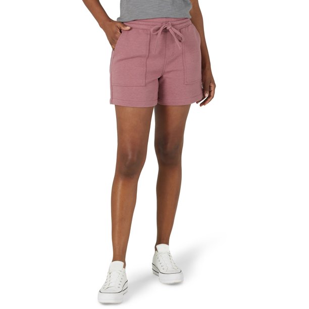 Lee Women's High Rise Relaxed Fit Drawstring Shorts Walmart