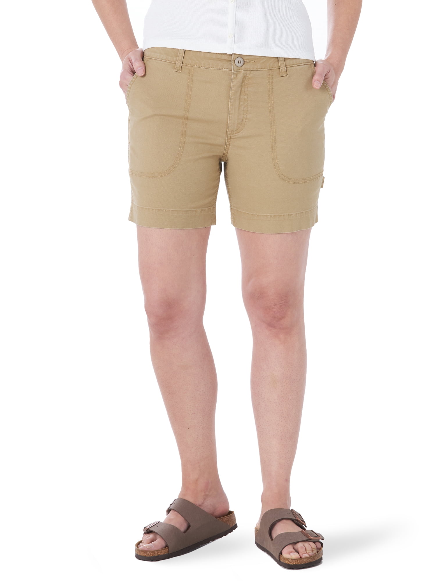 Lee Women's High RiseStretch Canvas Short