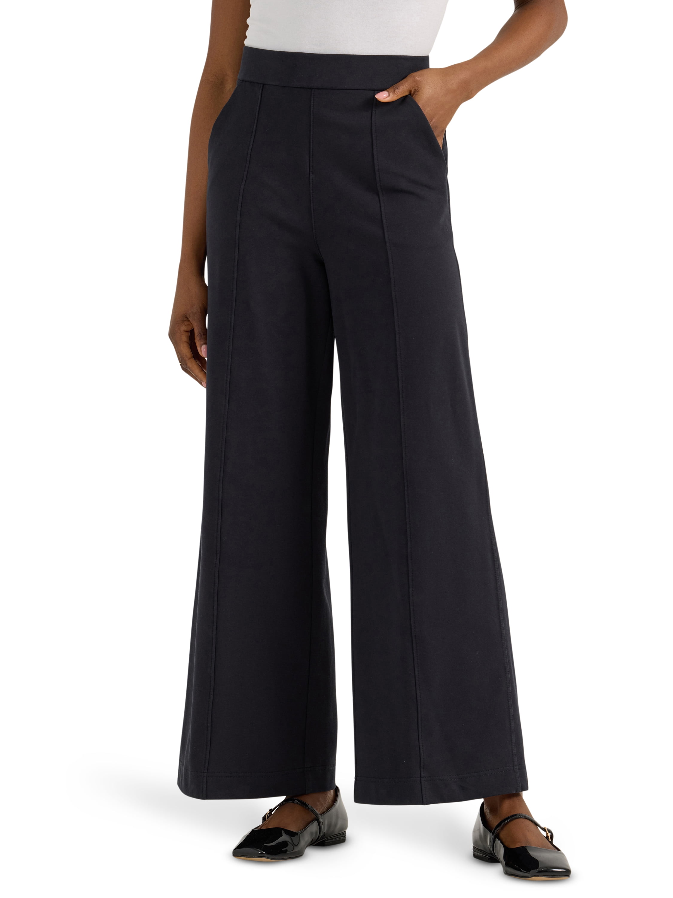 lee dress pants for women Women's Legendary Drapey Trouser Pant, Bright Outlook, 12 at Amazon Women's Clothing store front slant pockets Lee Women's Lee Layers High