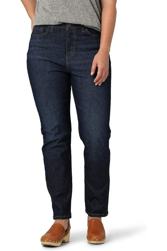 Women's High Rise Mom Jean, Rinse, 6