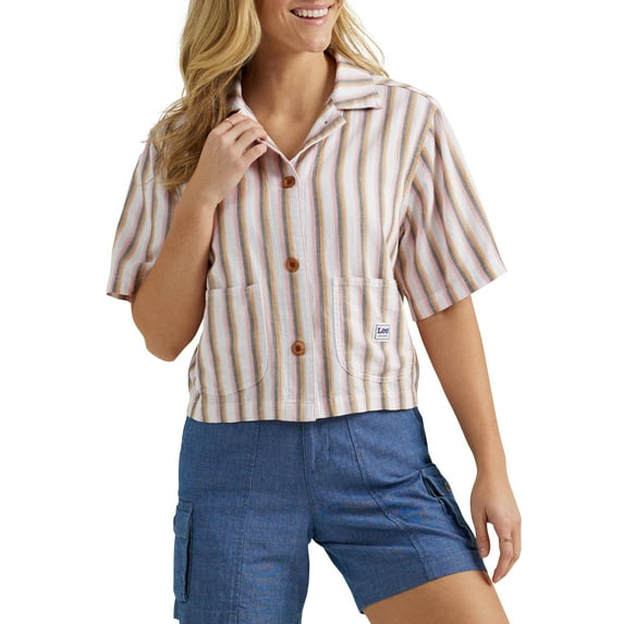 Lee® Women's Legendary Relaxed Crop Chore Shirt