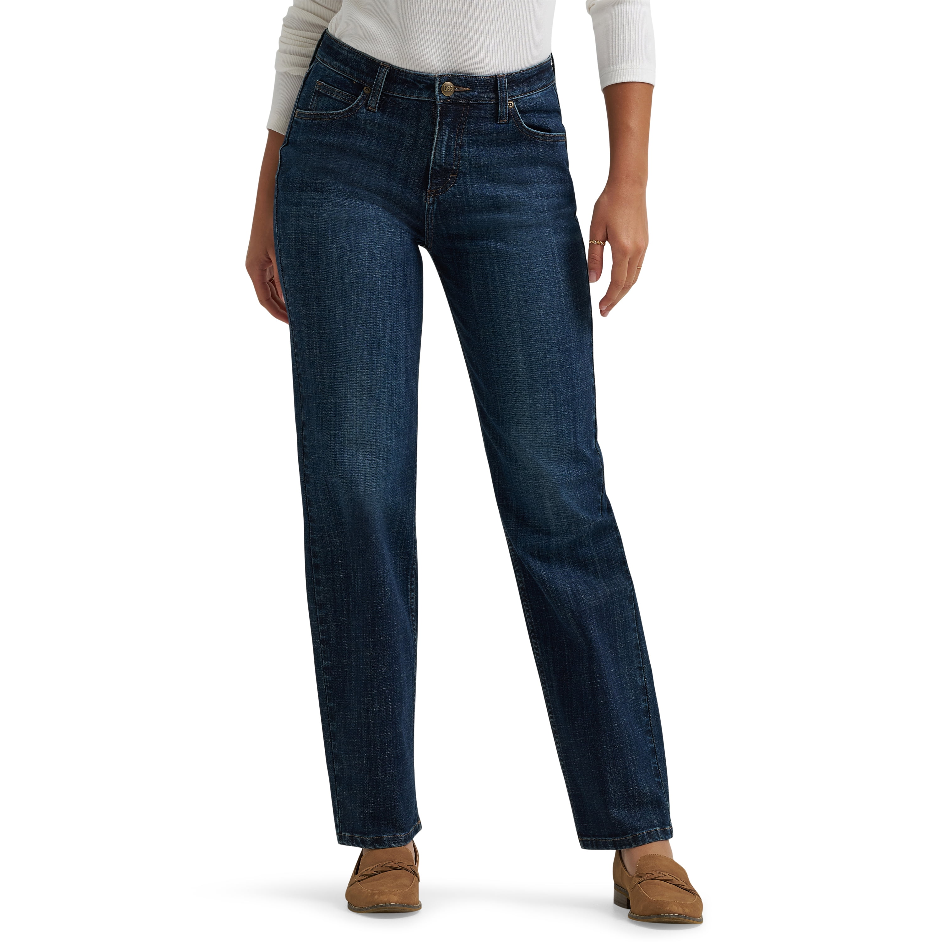 Lee® Women's Legendary Relaxed Denim Straight Fit Jeans