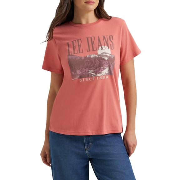Lee® Women's Regular Fit Short Sleeve Graphic Tee, Sizes S-3XL