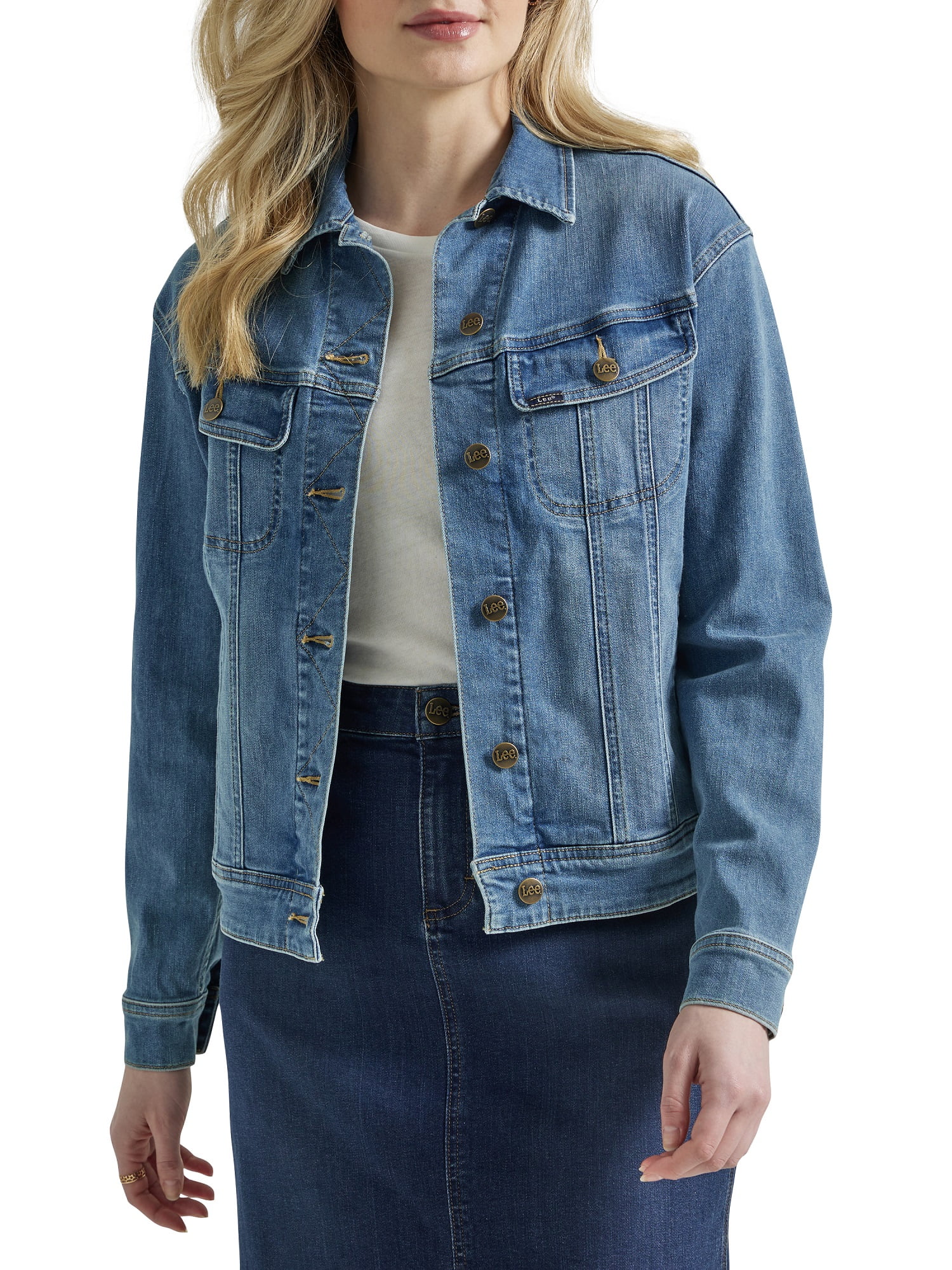 Lee denim jacket clearance ladies
