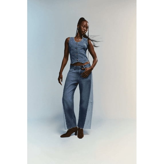 Lee® Women's Low Slung Barrel Leg Denim Jeans
