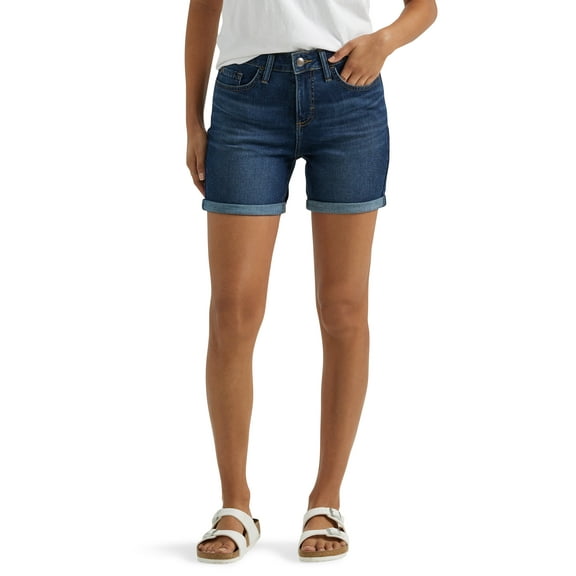 Lee® Women's Mid Rise 5" Cuffed Short