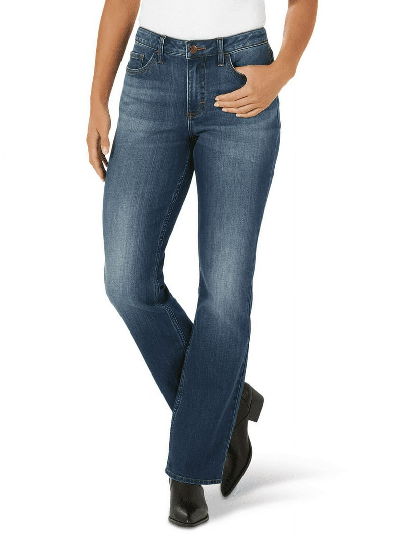 Lee women's Mid-Rise Bootcut Jean - Fit Denim - Walmart.com