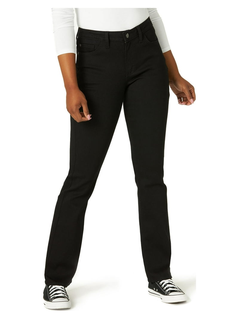 Lee Women's Mid-Rise Bootcut Jean Regular Fit 57% Cotton - Walmart.com