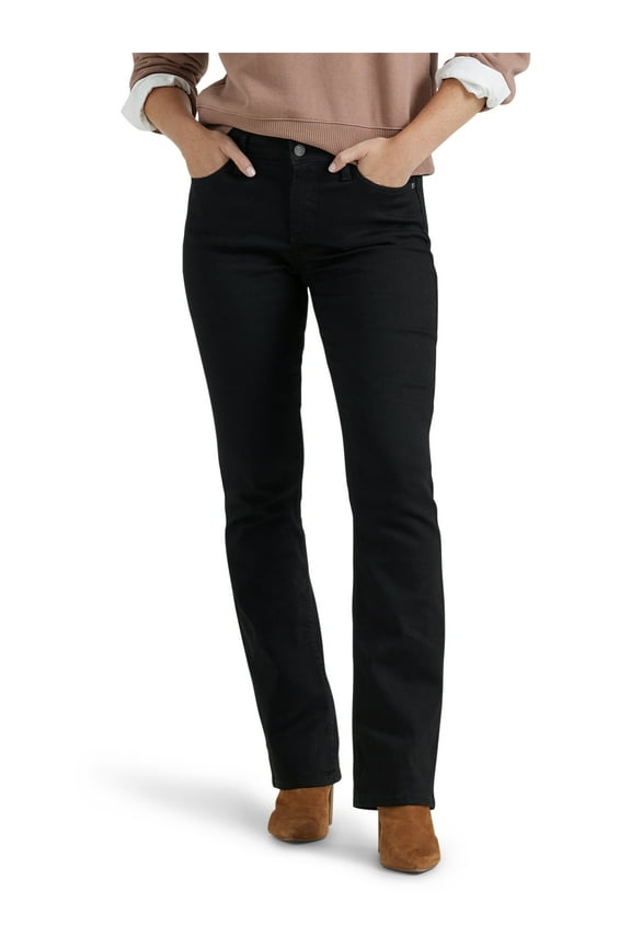 Women's Midrise Bootcut Jean, Available in Regular, Short, Long Inseams, Sizes 2-22