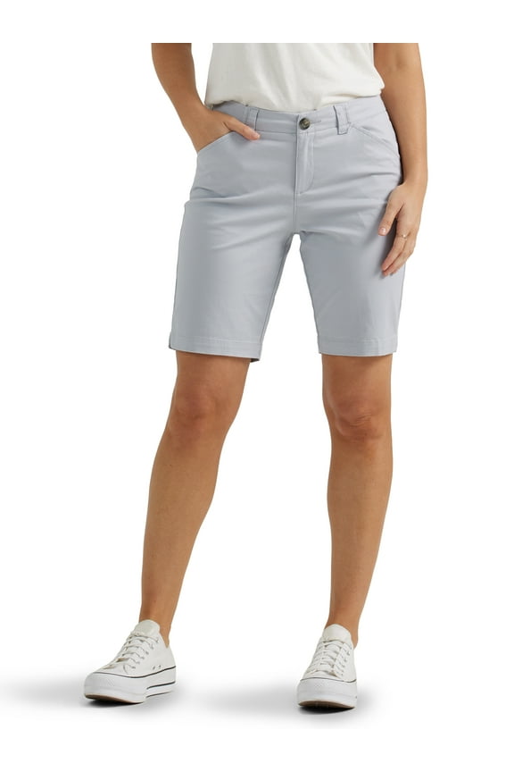 Women's Midrise 9" Chino Shorts, Sizes 0-18