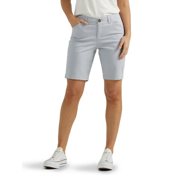 Lee Women's Midrise 9" Chino Shorts, Sizes 0-18