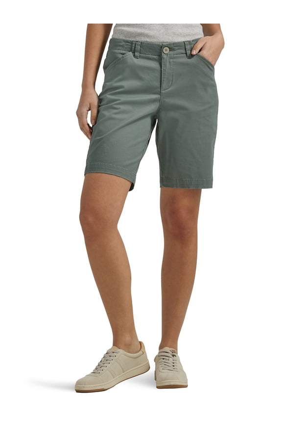 Women's Midrise 9" Chino Shorts, Sizes 0-18