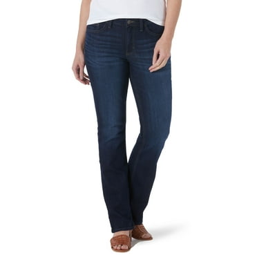 Lee Women's Midrise Bootcut Jean, Available in Regular, Short, Long Inseams, Sizes 2-22