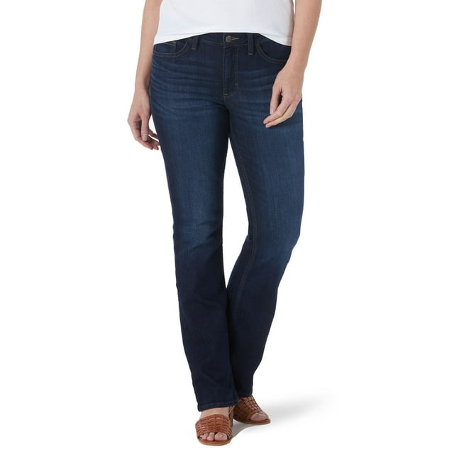 Lee Women's Midrise Bootcut Jean, Available in Regular, Short, Long Inseams, Sizes 2-22