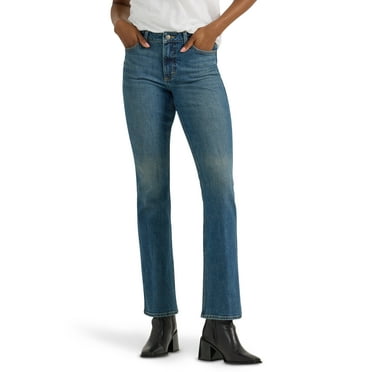 Lee Women's Midrise Bootcut Jean, Available in Regular, Short, Long Inseams, Sizes 2-22