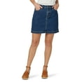thumbnail image 1 of Lee Women's Midrise Denim Skort, 1 of 7