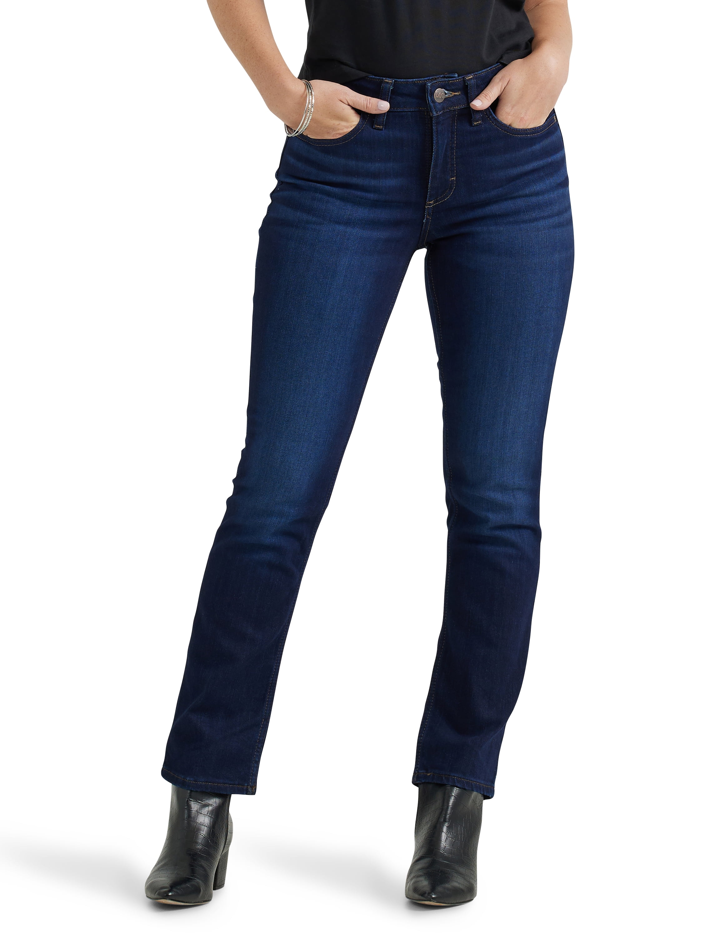 lee women's classic fit straight leg jean