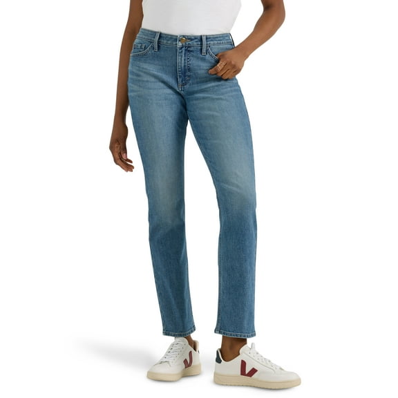 Lee Women's Midrise Straight Jean, Available in 28", 30", 32" Inseams, Sizes 2-22