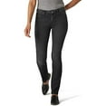 thumbnail image 1 of Lee Women's Misses Legendary Regular Fit Straight Leg Jean, Washed Black, 16 Short, 1 of 6