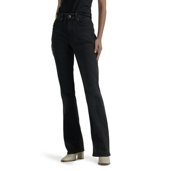 Lee Women's Petite Ultra Lux Comfort with Flex Motion Bootcut Jean, Midnight Bloom