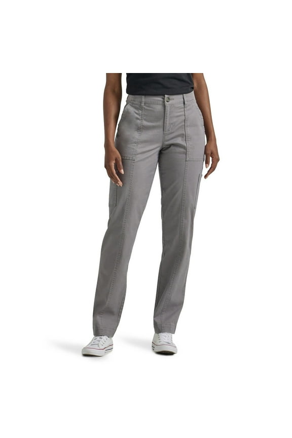 Women's Petite Ultra Lux Comfort with Flex-to-Go Utility Pant, Hd Lee Gray