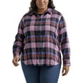 thumbnail image 1 of Lee Women's Plus All Purpose Classic Longsleeve Button Up Shirt, 1 of 5
