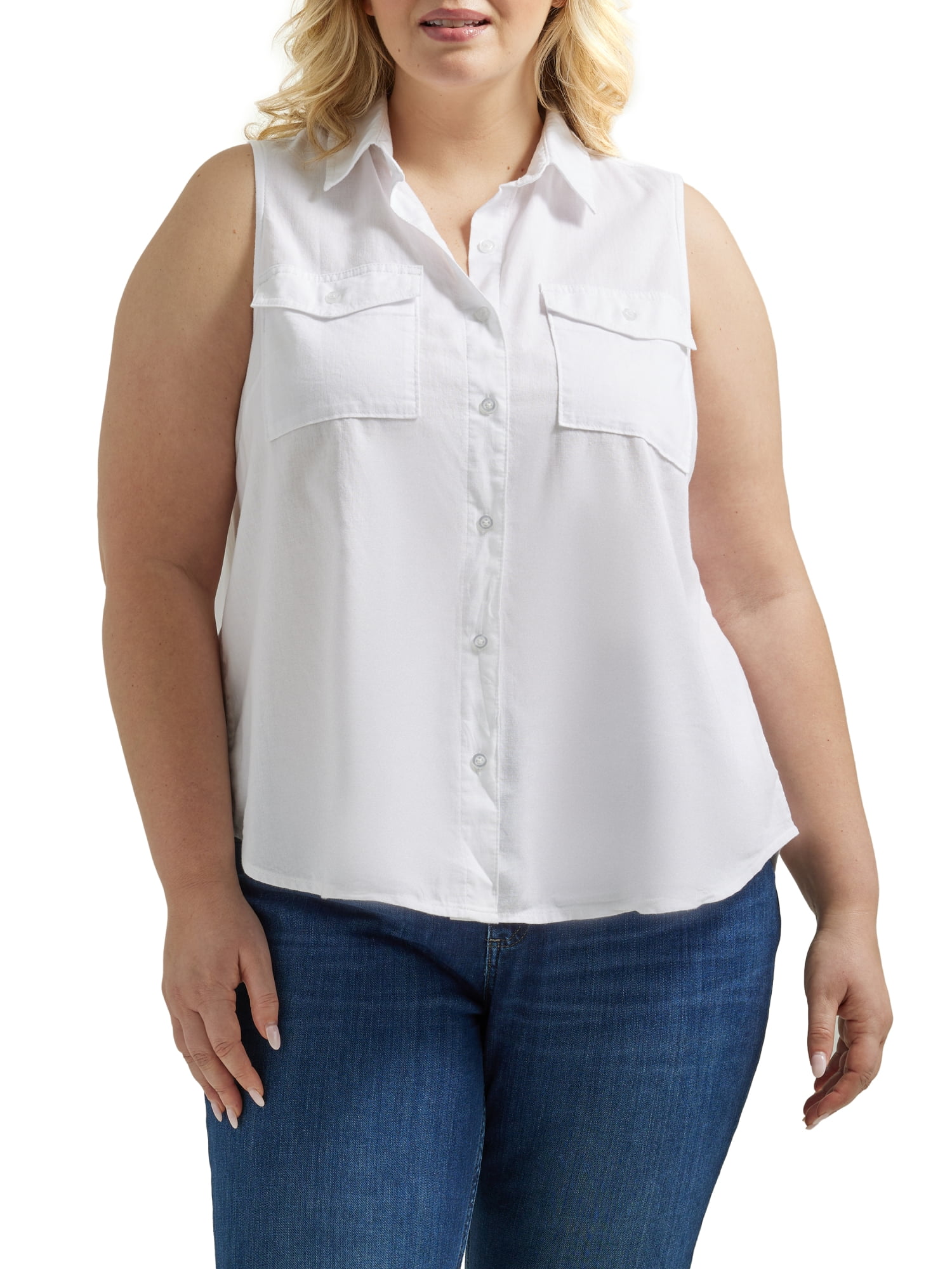Lee® Women's Plus All Purpose Sleeveless Shirt