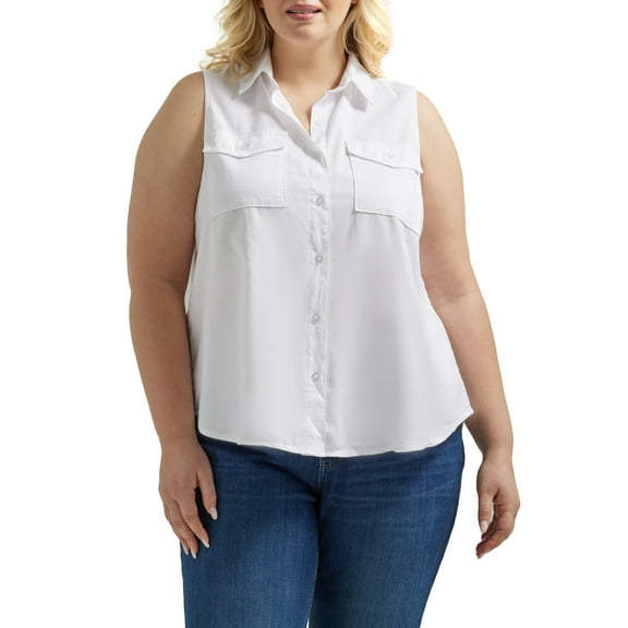 Lee® Women's Plus All Purpose Sleeveless Shirt